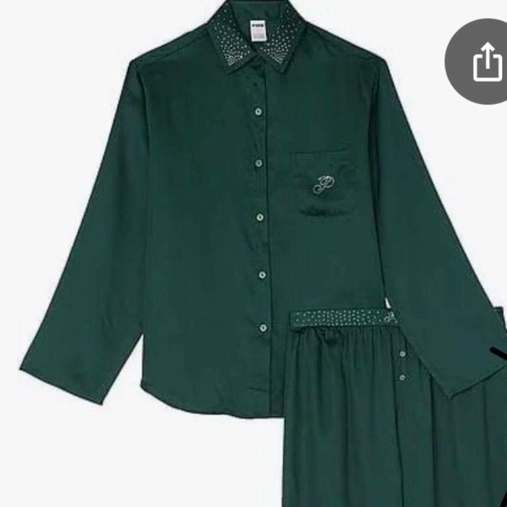 Elegant Green Women pajamas set